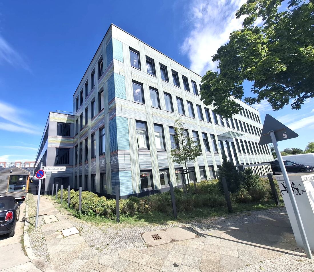 Zufahrt an der Tuchfabrik Berlin